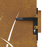 Garden Gate 100x100 cm Corten Steel Grass Design 153227