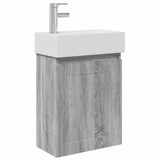 Bathroom Vanity Unit with Tap Grey Sonoma 45.5 x 25.5 x 84 cm 889487