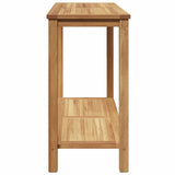 Console Table Brown 110 x 40 x 75 cm Solid Teak Wood 42002312