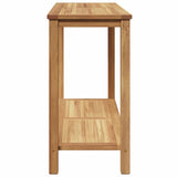 Console Table Brown 110 x 40 x 45 cm Solid Teak Wood 42002312