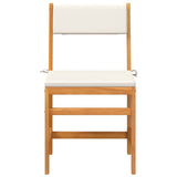 3 Piece Balcony Set with Cushions Solid Wood Acacia 365855