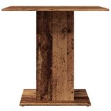 Dining Table Old Wood 80x80x75 cm Engineered Wood 855810