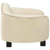 Dog Sofa Cream 67x47x36 cm Plush 171090