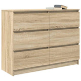 Sideboard Sonoma Oak 100x35x76 cm Engineered Wood 3328500