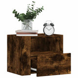 Wall-mounted Bedside Cabinets 2 pcs Smoked Oak 45x30x35 cm 848320