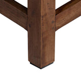 Stool Natural 26 x 26 x 26 cm Mahogany Wood 42012393