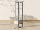 Bathroom Storage Cabinet-White 80806380