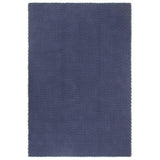 Rug Rectangular Navy Blue 160x230 cm Cotton 345127