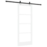 Sliding Door ORKDAL White and Black 83 x 202 cm 3332194