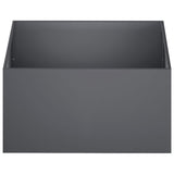 Garden Planter 2 pcs Anthracite 100 x 100 x 40 cm 8005125