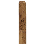 Headboard Cabinet Old Wood 160x19x103.5 cm Engineered Wood 856870