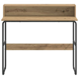 Desk with Storage Artisan Oak 100 x 50 x 91 cm 8008031