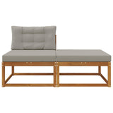 Sectional Sofa Units with Cushion 2 Piece Natural 900548