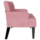 Chesterfield Bench Pink 112 x 65.5 x 75 cm Velvet 42019289