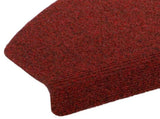 Self-adhesive Stair Mats 15 pcs Bordeaux Red 80 x 24.5 x 3.5 cm 42038668