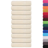 Bath Towels "FROGN" 10 pcs Cream 100x150 cm 360 gsm 137006