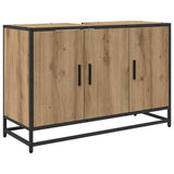 Bathroom Furniture Set 3 pcs Artisan Oak Engineered Wood 3402409