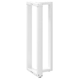 Bar Table Legs T-Shaped 2 pcs White 40x35x cm Steel 4013097