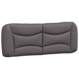 Bed Frame with LED without Mattress "Hvar" Grey 120x200 cm 3213923