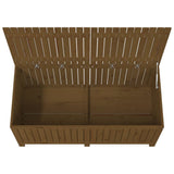 Garden Storage Box Honey Brown 147x68x64 cm Solid Wood Pine 823853
