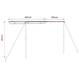 Camper & Caravan Awning 4x2x2.15 m Beige 148147