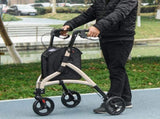 3 Wheel Rollator, Lightweight Aluminium Tri Walker with Adjustable Handle, Storage Bag and Dual T3398P344118
