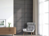 Wall Panels 8 pcs Grey 60.5 x 60 cm 42046452