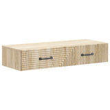Wall-Mounted Side Table Sonoma Oak 87.5 x 34.5 x 17 cm 898667