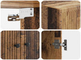 Wall-Mounted Cabinet Old Wood 66 x 34.5 x 90 cm Engineered Wood 897893