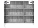 Bathroom Mirror Cabinet Grey Sonoma 63.5 x 15.5 x 70 cm 889244