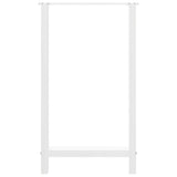 Bar Table Legs White 2 pcs 60x cm Steel 4013345