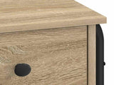 Desk with Storage Sonoma Oak 100 x 50 x 75 cm 8008003