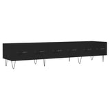 TV Cabinet Black 150x36x30 cm Engineered Wood 829149