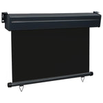 Balcony Side Awning 105x250 cm Black 48412