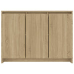 ZNTS Sideboard Sonoma Oak 102x33x75 cm Engineered Wood 809776