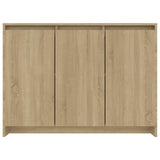 ZNTS Sideboard Sonoma Oak 102x33x75 cm Engineered Wood 809776