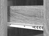 Drawer Cabinet Grey Sonoma 66 x 34.5 x 87 cm Engineered Wood 895301