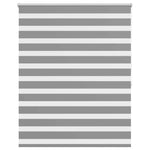 Zebra Blind 140 x 175 cm Grey 240223