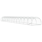 Chicken Coop Silver 1200 x 150 x 100 cm Galvanised Steel 3434665