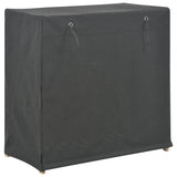 Shoe Cabinet with Cover Grey 79x40x80 cm Fabric 248195