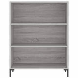 Bookcase Grey Sonoma 69.5x32.5x90 cm Engineered Wood 828370