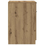 Desk Cabinet Artisan Oak 33x50x75 cm Engineered Wood 856998