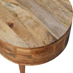 Mini Oak-ish Rounded Coffee Table IN3328