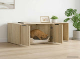Cat Crate Furniture Sonoma Oak 100 x 49 x 45 cm Engineered Wood 8014753