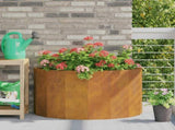 Planter Rusty 90 x 45 x 50 cm Weathering Steel 883716