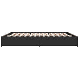 Bed Frame without Mattress Black 160x200 cm 3279832
