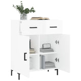 Sideboard High Gloss White 69.5x34x90 cm Engineered Wood 827982