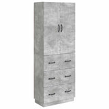 Cabinet Set 2 pcs Concrete Grey 66 x 34.5 x 87 cm 3416802