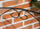 Decorative Garden Fencing, 43in x 11.5ft Outdoor Picket Fence Panels, 4PCs Rustproof Metal Wire T3398P323889
