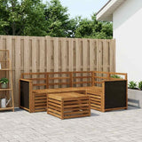 Outdoor Sofa Set 5 pcs Natural 59 x 59 x 37 cm Polyester 3384310